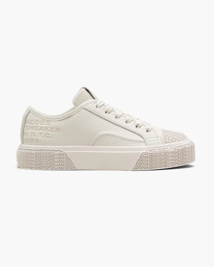 Marc Jacobs Sneakers Women The Leather Sneaker Cotton White