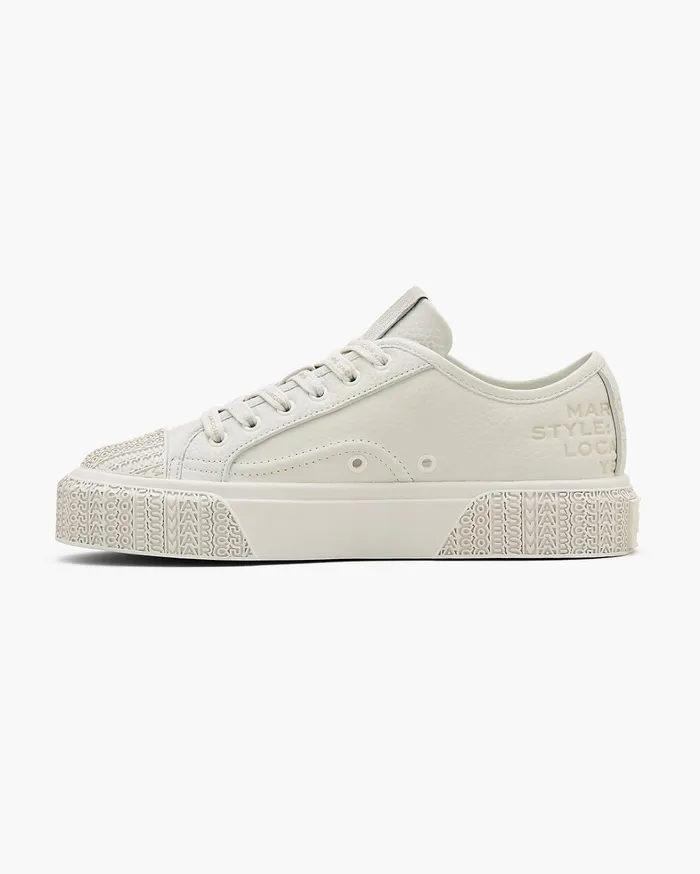 Marc Jacobs Sneakers Women The Leather Sneaker Cotton White