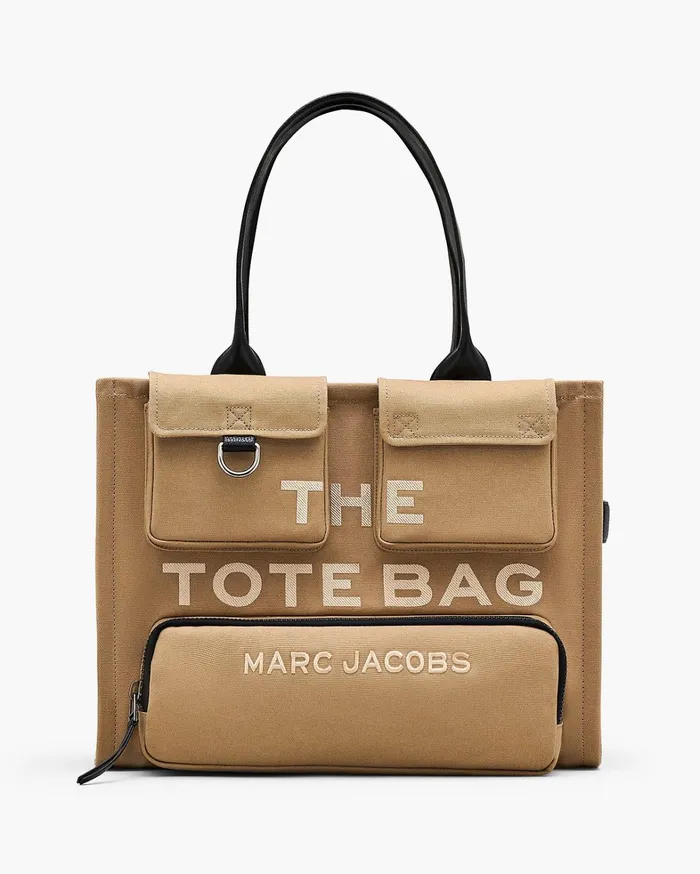 Marc Jacobs The Tote Bag Women The Cargo Canvas Large Tote Bag Camel