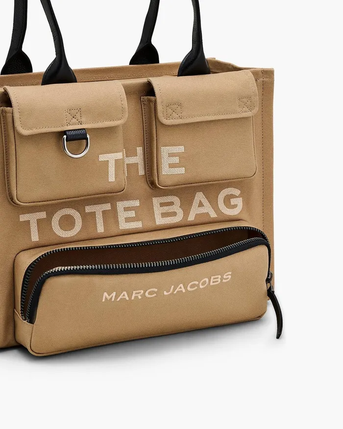 Marc Jacobs The Tote Bag Women The Cargo Canvas Large Tote Bag Camel