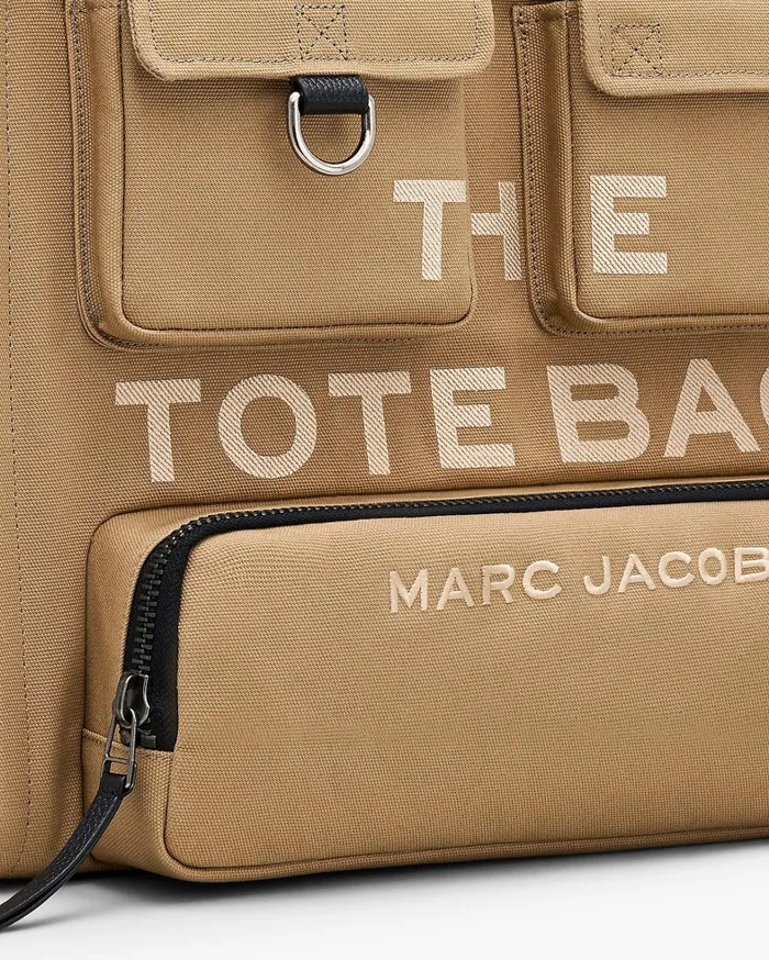 Marc Jacobs The Tote Bag Women The Cargo Canvas Large Tote Bag Camel