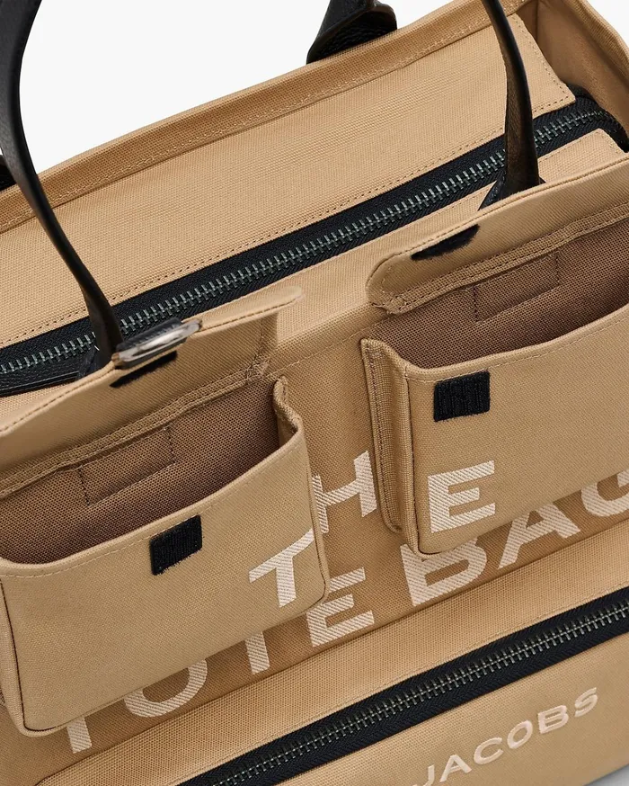 Marc Jacobs The Tote Bag Women The Cargo Canvas Large Tote Bag Camel