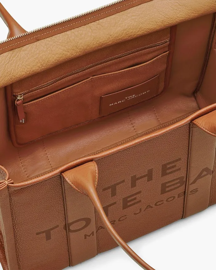 Marc Jacobs The Tote Bag Women The Leather Large Tote Bag Argan Oil