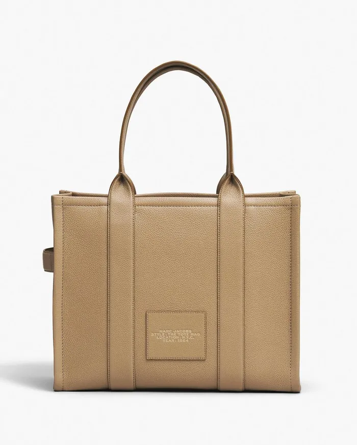 Marc Jacobs The Tote Bag Women The Leather Large Tote Bag Camel