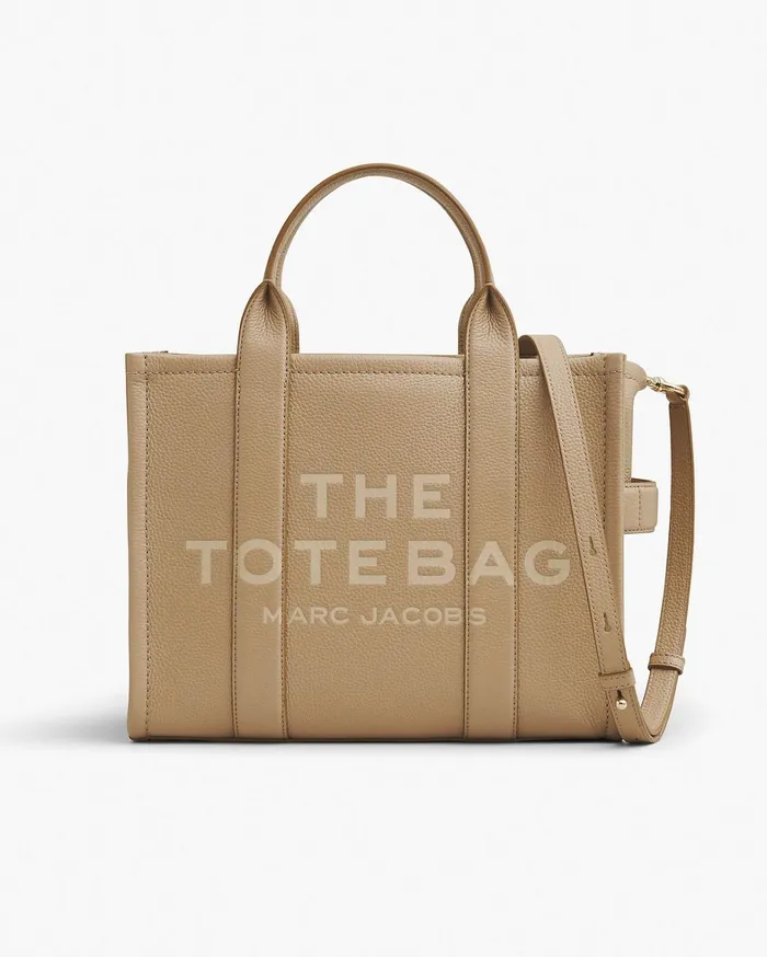 Marc Jacobs The Tote Bag Women The Leather Medium Tote Bag Camel