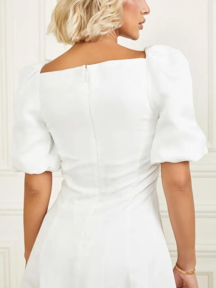 Marciano Eco Calla Dress Pale Pearl Women Dresses Marciano Eco Calla Dress Pale Pearl Women Dresses