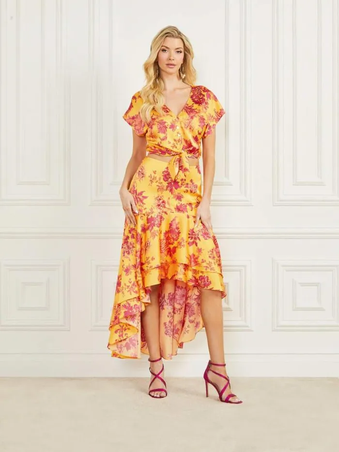 Marciano Emaya Midi Dress Eden Print Women Dresses