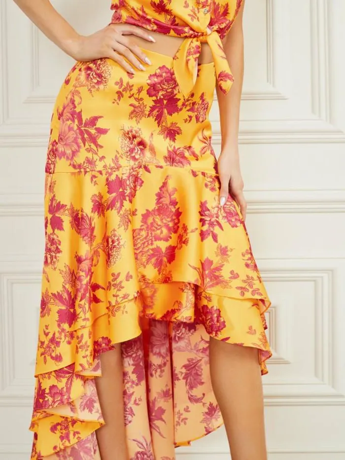 Marciano Emaya Midi Dress Eden Print Women Dresses Marciano Emaya Midi Dress Eden Print Women Dresses