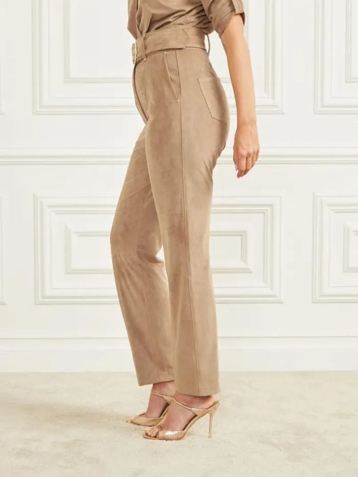 Marciano Kasia FauxSuede Pant Truffle Dust Multi Women Bottoms Marciano Kasia FauxSuede Pant Truffle Dust Multi Women Bottoms