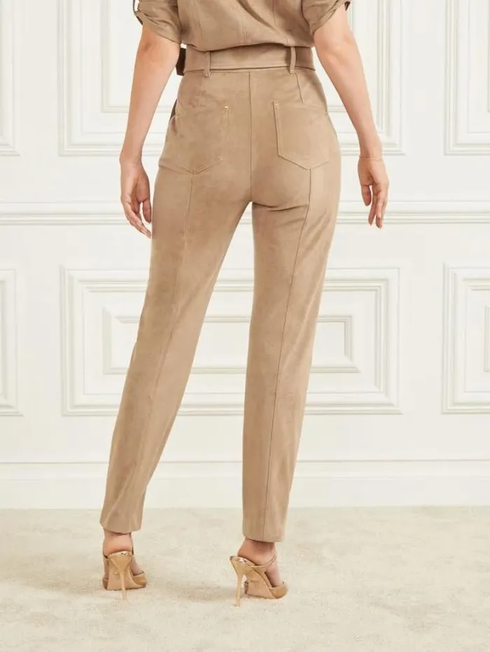 Marciano Kasia FauxSuede Pant Truffle Dust Multi Women Bottoms Marciano Kasia FauxSuede Pant Truffle Dust Multi Women Bottoms