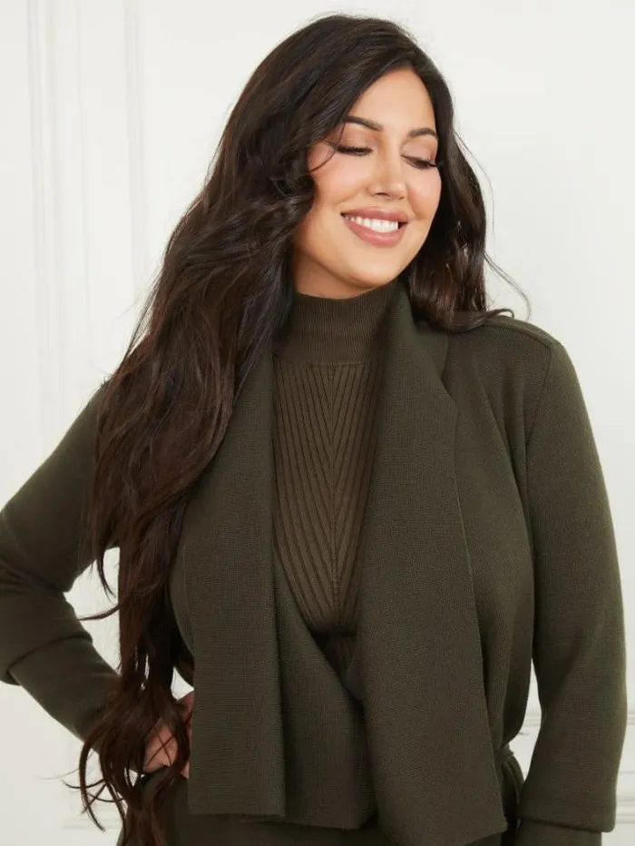 Marciano Monica Sweater 344 Olive Branch Women Jackets Marciano Monica Sweater 344 Olive Branch Women Jackets