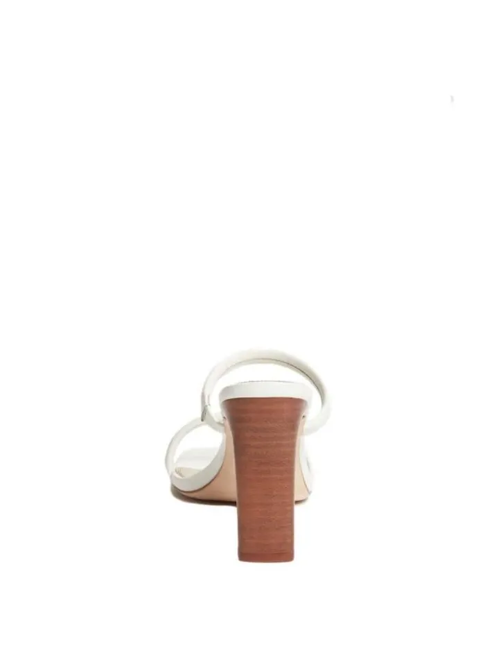 Marciano Pearl Leather Double Strap Sandal Ivory Women Shoes Marciano Pearl Leather Double Strap Sandal Ivory Women Shoes