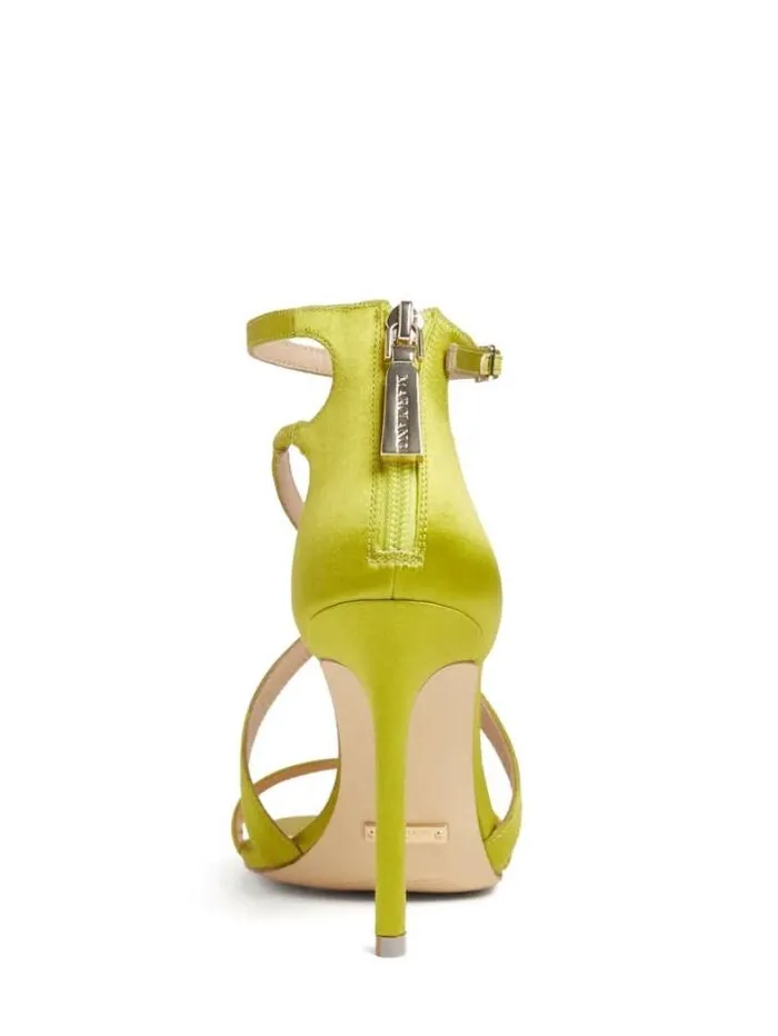 Marciano Satin Strappy Heel Green Patent Women Shoes