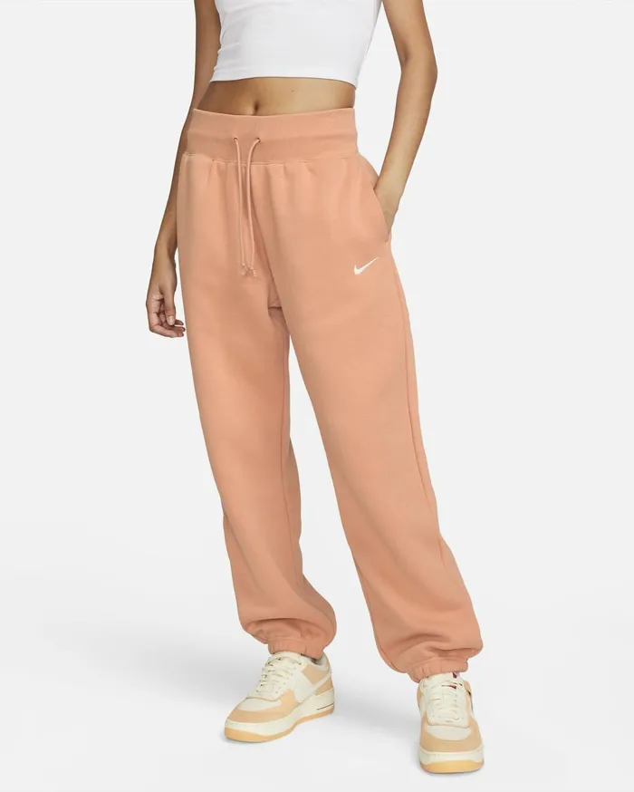 Matching Sets Women Nike Sportswear Phoenix Fleece Amber Brownsail