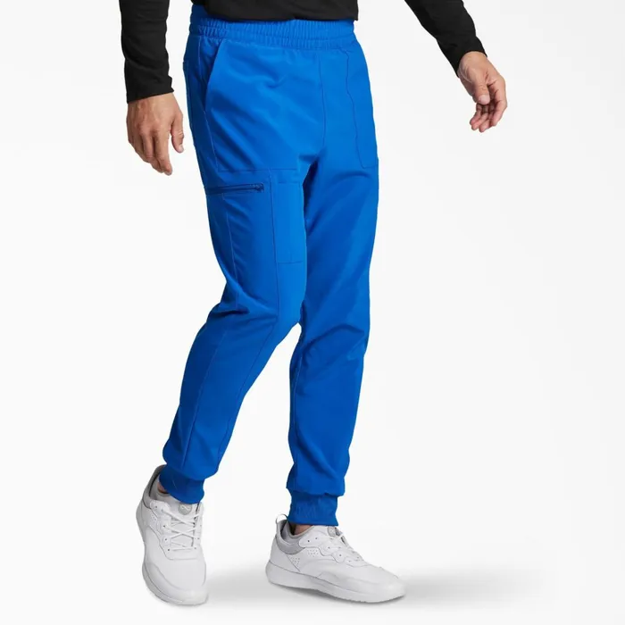 Men039s EDS Essentials Mid Rise Jogger Scrub Pants Royal Blue Royal Blue rb Men Dickies Scrubs