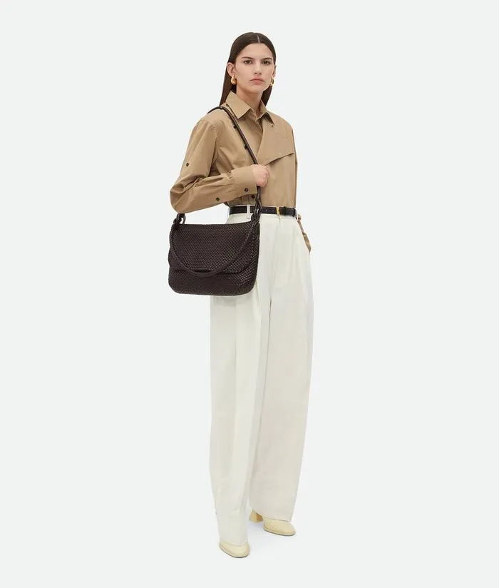Men Bottega Veneta Crossbody Swing Messenger Fondant