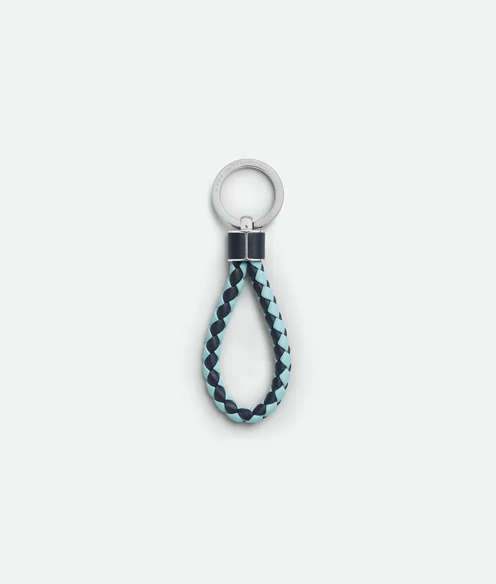 Men Bottega Veneta Key Rings Intreccio Key Ring Spacezenith