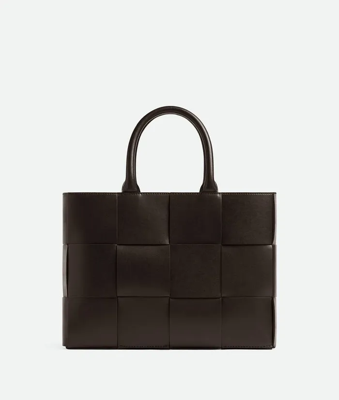 Men Bottega Veneta Shopper Small Arco Tote Bag With Strap Fondant