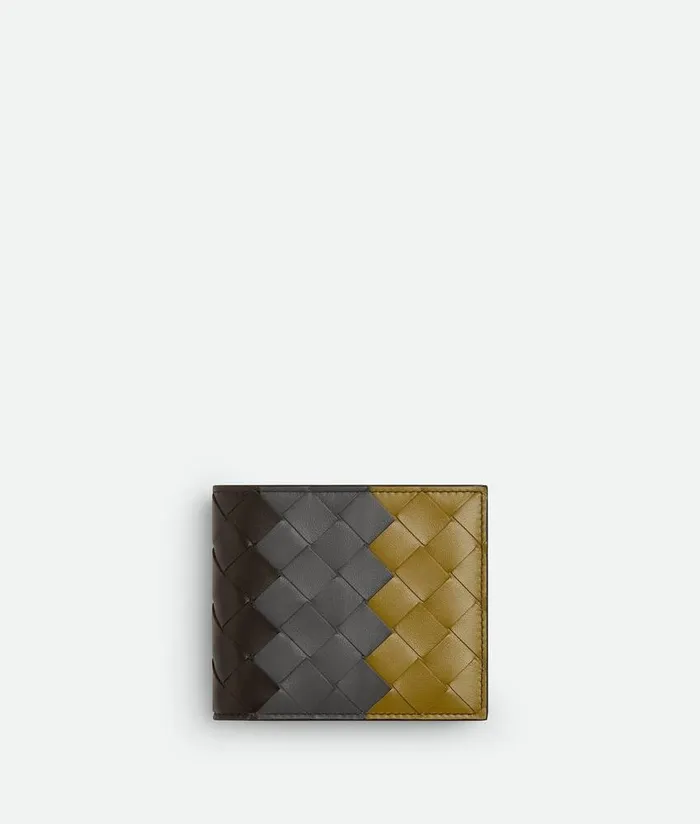 Men Bottega Veneta Small Wallets Intrecciato BiFold Wallet With Coin Purse Fondantlapillilimonite Men Bottega Veneta Small Wallets Intrecciato BiFold Wallet With Coin Purse Fondantlapillilimonite