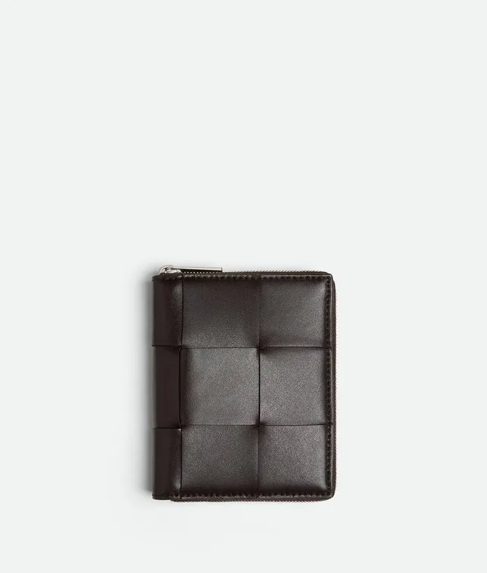 Men Bottega Veneta Small Wallets Zip Around Wallet Fondant