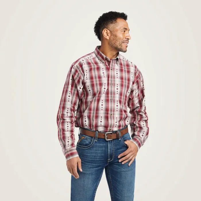 Men Button Down Shirts Ariat Pro Series Wilfred Classic Fit Shirt Snow Bunting Men Button Down Shirts Ariat Pro Series Wilfred Classic Fit Shirt Snow Bunting