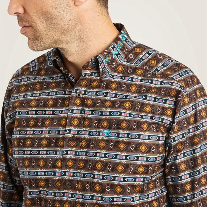 Men Button Down Shirts Ariat Team Cashton Classic Fit Shirt Black Men Button Down Shirts Ariat Team Cashton Classic Fit Shirt Black