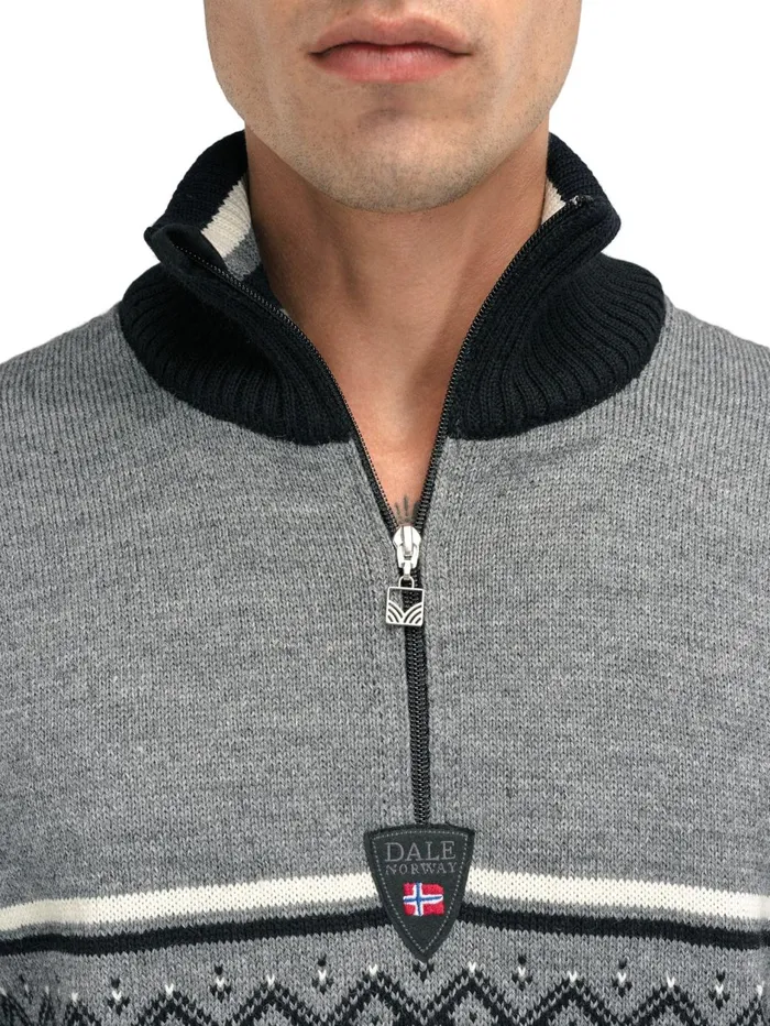 Men Dale Of Norway Halfzip Lahti Knit Sweater