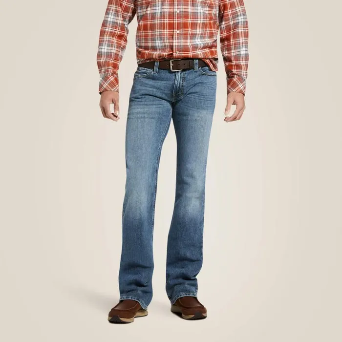 Men Denim Ariat M7 Rocker Stretch Legacy Boot Cut Jean Drifter