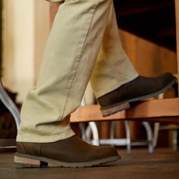 Men Dress and Fashion Boots Ariat Wexford Waterproof Chelsea Boot Java Men Dress and Fashion Boots Ariat Wexford Waterproof Chelsea Boot Java