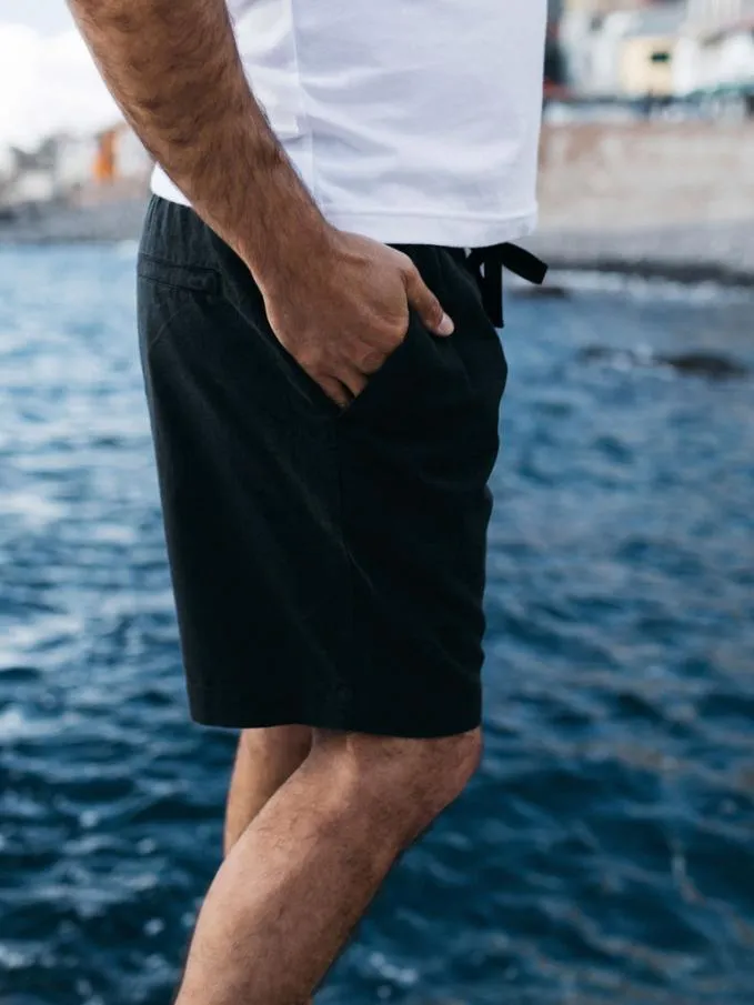 Men Eaton Shorts Black Finisterre Shorts