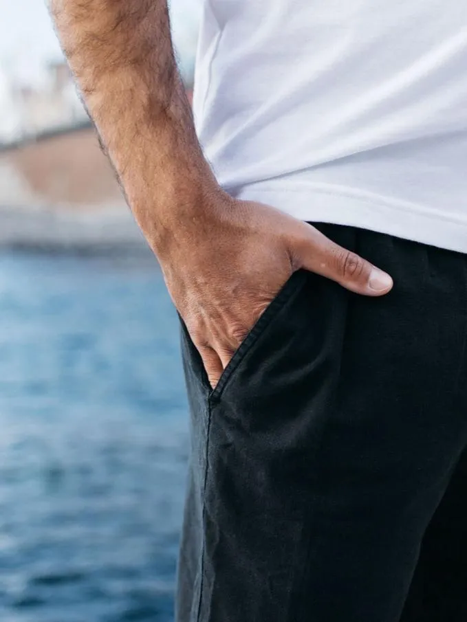 Men Eaton Shorts Black Finisterre Shorts