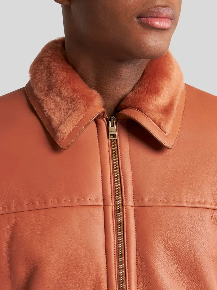 Men Etro Coats And Outerwear Shearling Jacket Brown Men Etro Coats And Outerwear Shearling Jacket Brown