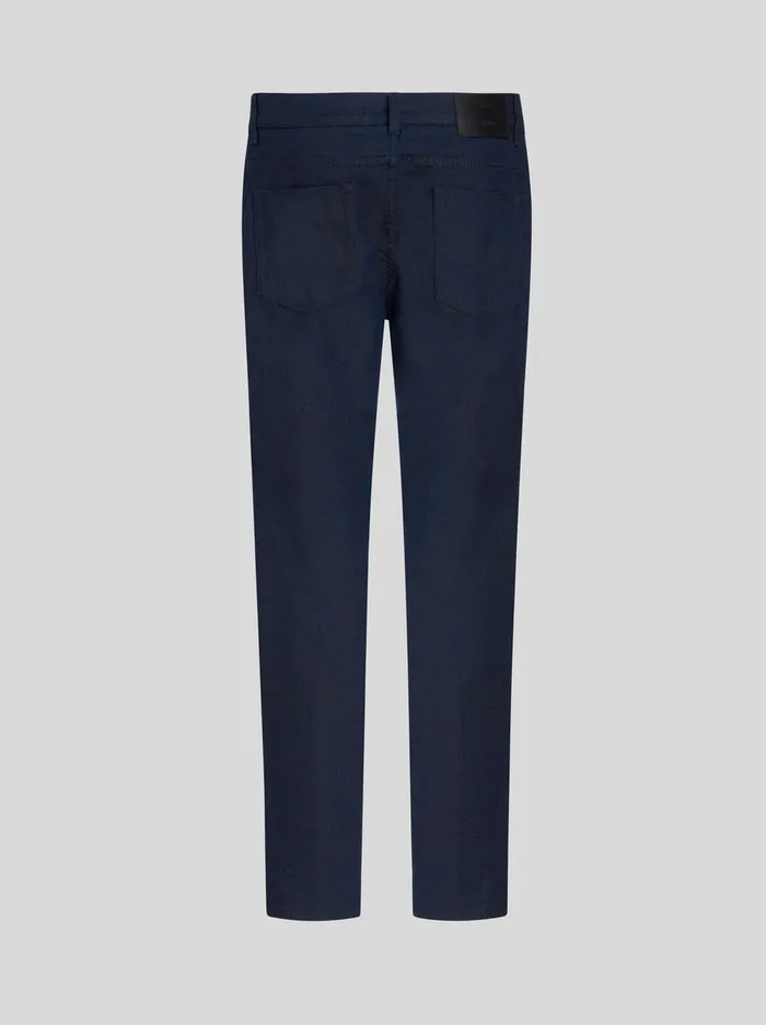 Men Etro Denim Jacquard Jeans Navy Blue Men Etro Denim Jacquard Jeans Navy Blue