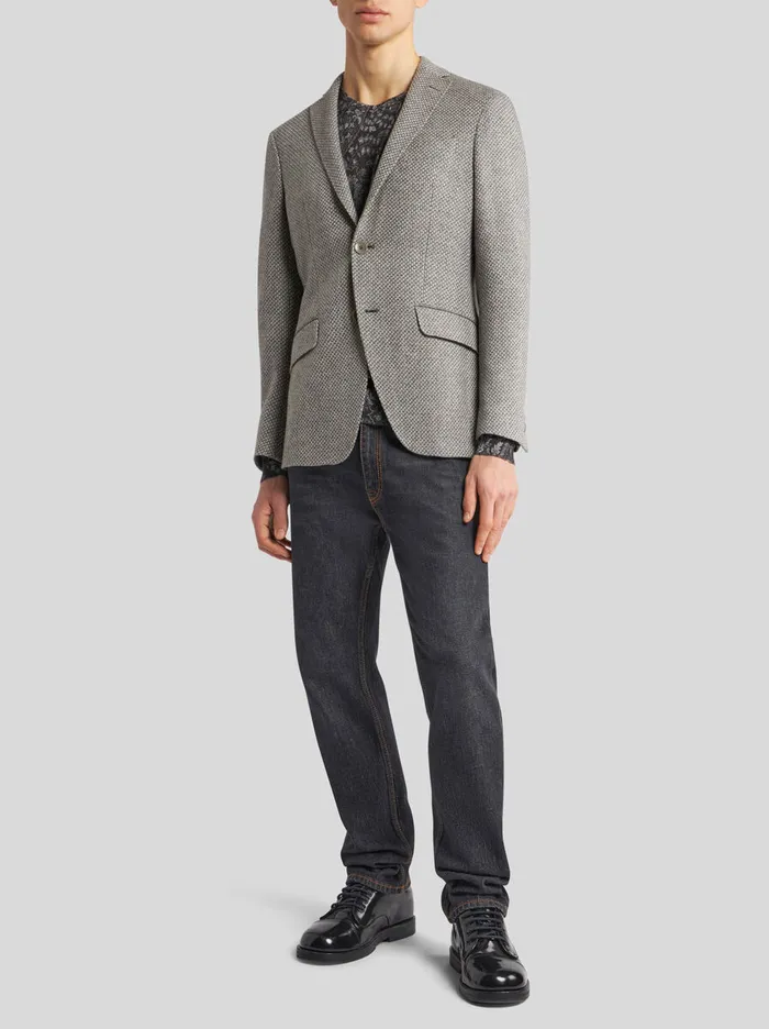 Men Etro Knitwear Sweater With Paisley Print Black Men Etro Knitwear Sweater With Paisley Print Black