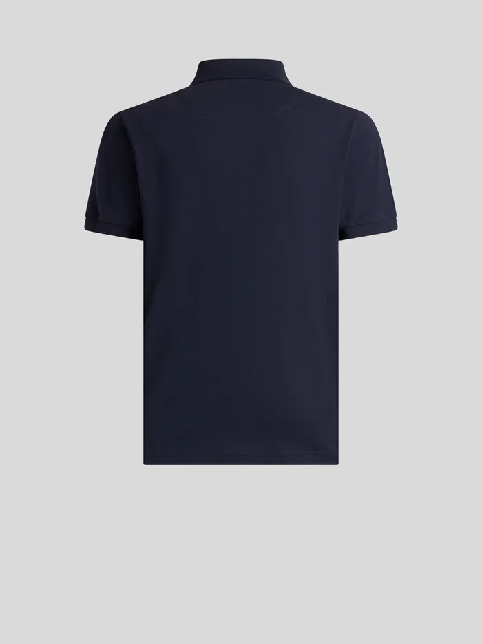 Men Etro Polo Shirts Polo Shirt With Embroidered Pegaso Black Men Etro Polo Shirts Polo Shirt With Embroidered Pegaso Black