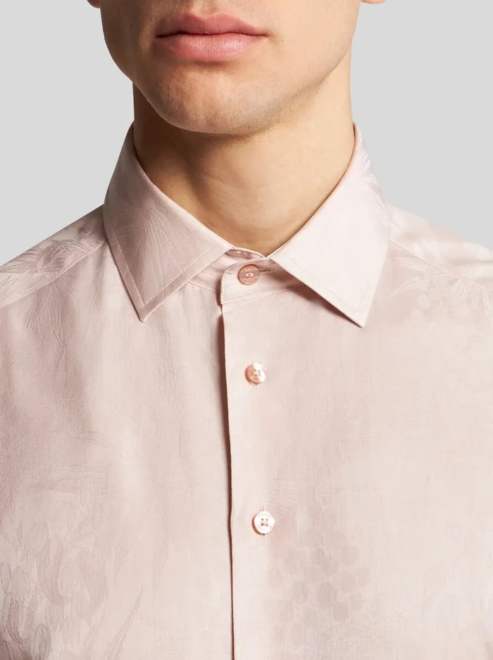 Men Etro Shirts Jacquard Shirt White Men Etro Shirts Jacquard Shirt White