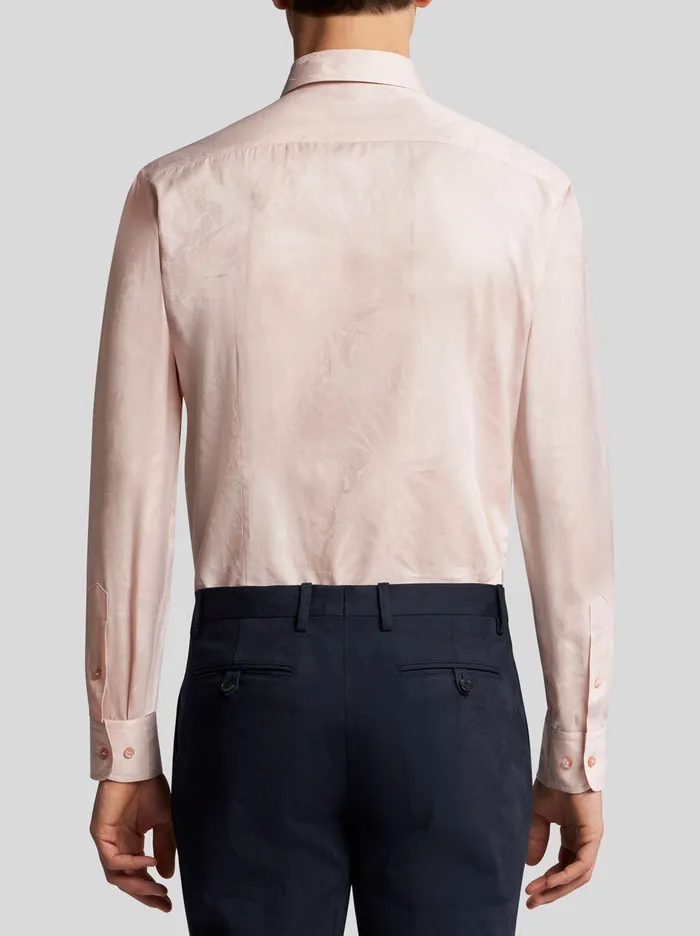 Men Etro Shirts Jacquard Shirt White Men Etro Shirts Jacquard Shirt White