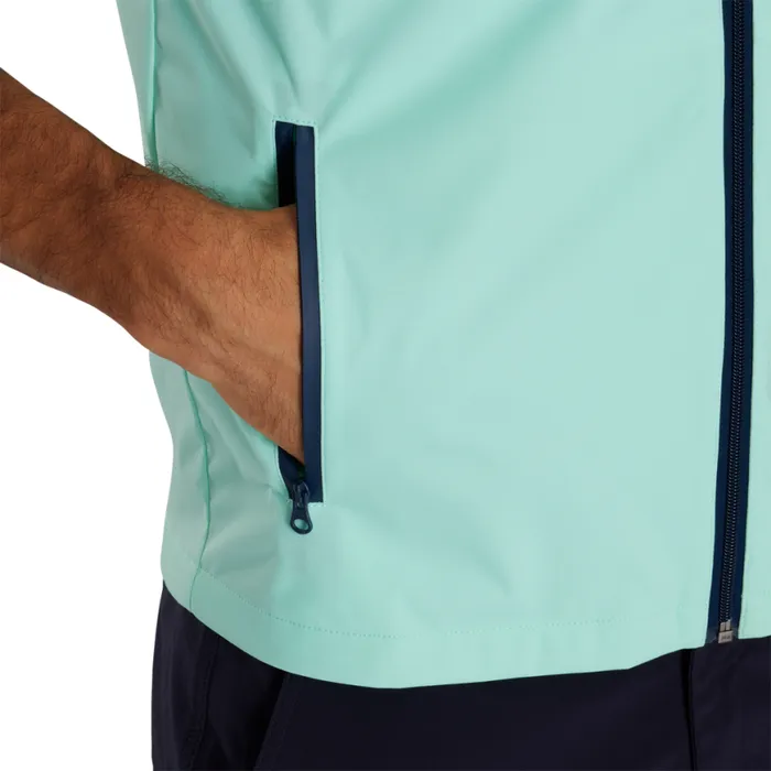 Men FootJoy Base MidLayers TempoSeries Lightweight Softshell Vest Sea Glass Men FootJoy Base MidLayers TempoSeries Lightweight Softshell Vest Sea Glass