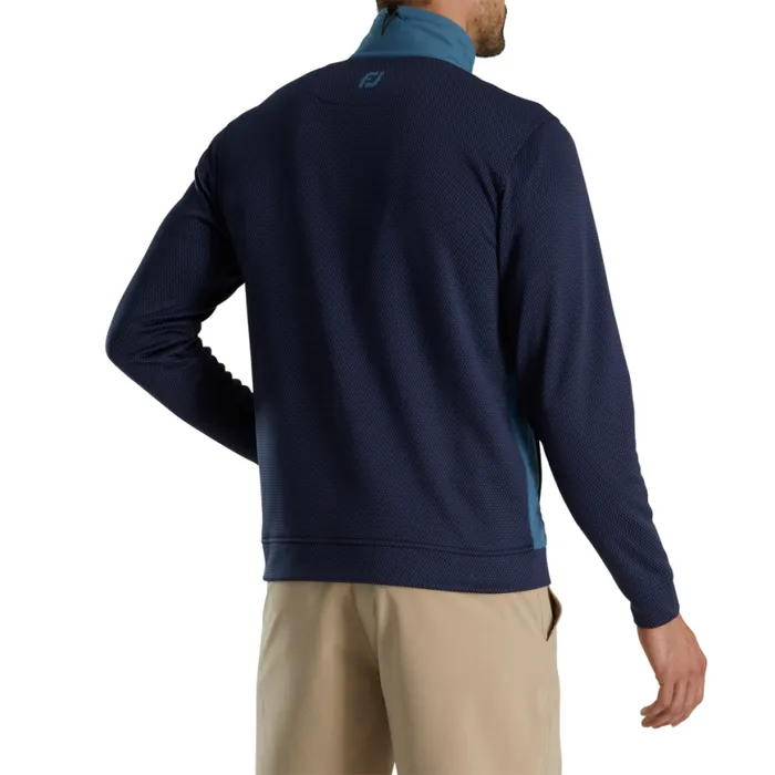 Men FootJoy Outer Layers ThermoSeries Hybrid Jacket Navy Slate Men FootJoy Outer Layers ThermoSeries Hybrid Jacket Navy Slate