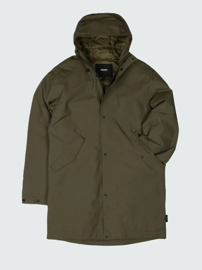 Men Fortis Waterproof Parka Jacket Dark Olive Finisterre Jackets Coats and Gilets