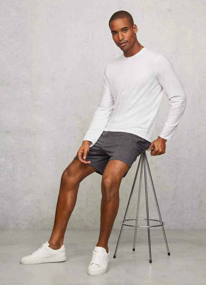 Men Homewear Hackett London Regular Fit Long Sleeve TShirt White