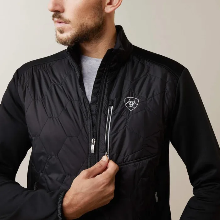 Men Jackets and Vests Ariat Fusion Insulated Jacket Black Men Jackets and Vests Ariat Fusion Insulated Jacket Black