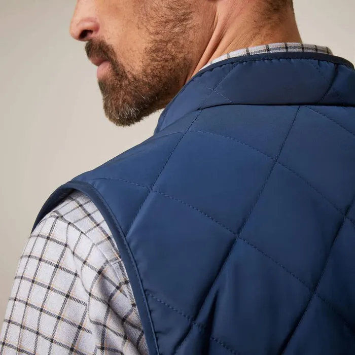 Men Jackets and Vests Ariat Woodside Vest Navy Men Jackets and Vests Ariat Woodside Vest Navy
