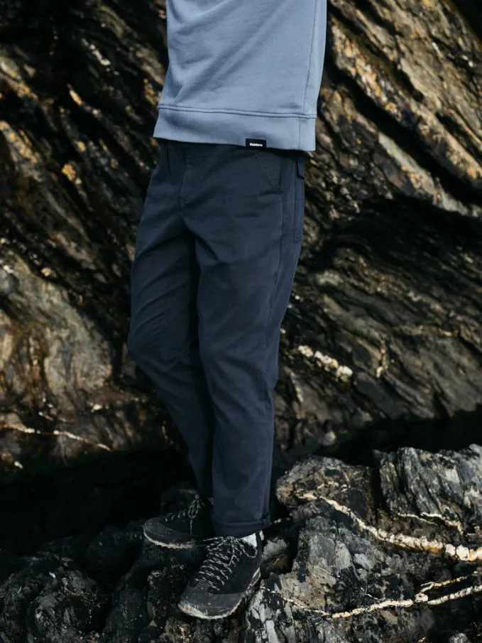 Men Koerner Trouser Navy Finisterre Trousers and Jeans