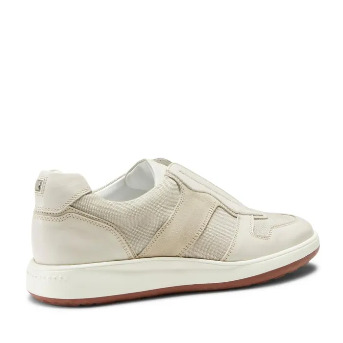 Men Leather And Fabric Sneakers Milk White Fratelli Rossetti Sneakers Men Leather And Fabric Sneakers Milk White Fratelli Rossetti Sneakers