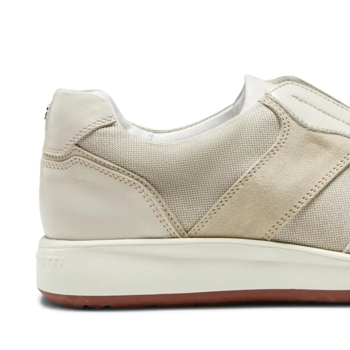 Men Leather And Fabric Sneakers Milk White Fratelli Rossetti Sneakers Men Leather And Fabric Sneakers Milk White Fratelli Rossetti Sneakers