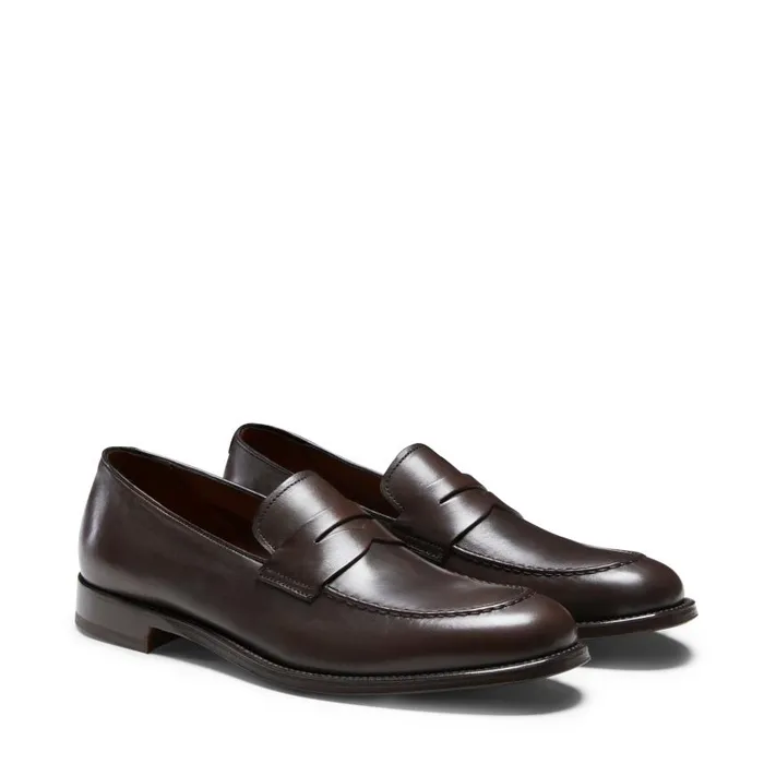 Men Leather Loafer Brown Fratelli Rossetti Loafers Men Leather Loafer Brown Fratelli Rossetti Loafers