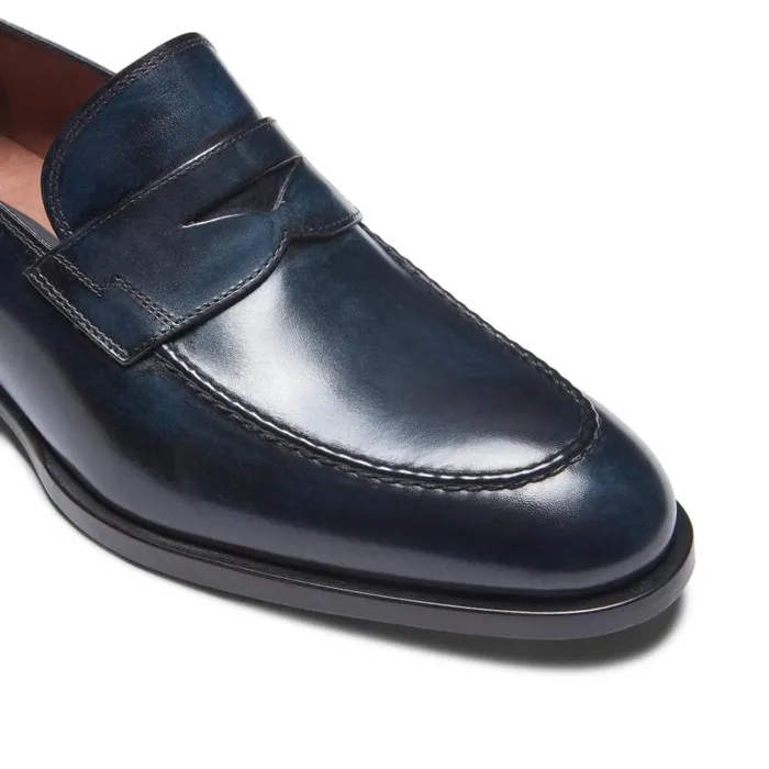 Men Leather Loafer Navy Blue Fratelli Rossetti Loafers Men Leather Loafer Navy Blue Fratelli Rossetti Loafers