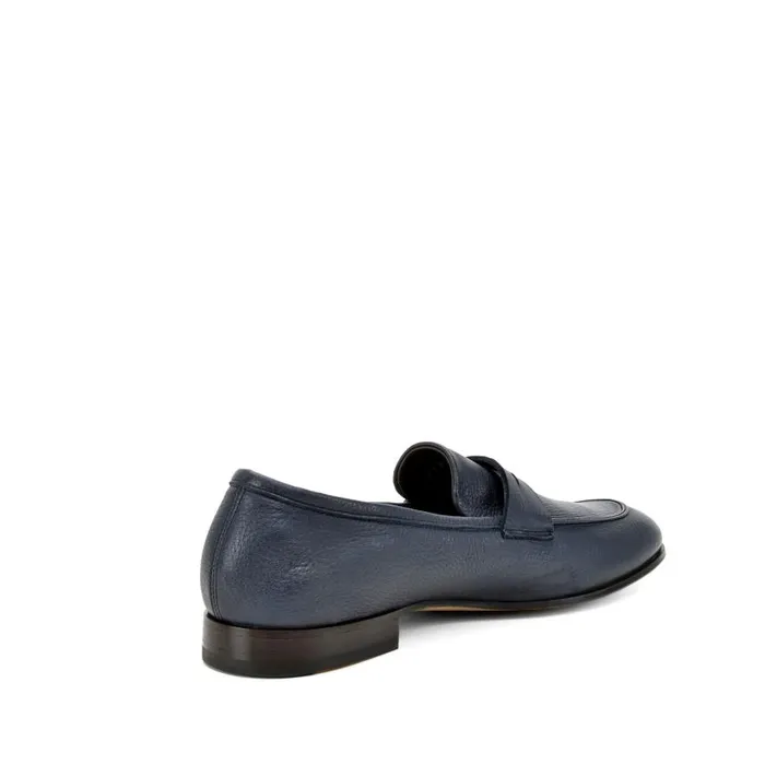 Men Leather Loafer Navy Fratelli Rossetti Loafers Men Leather Loafer Navy Fratelli Rossetti Loafers