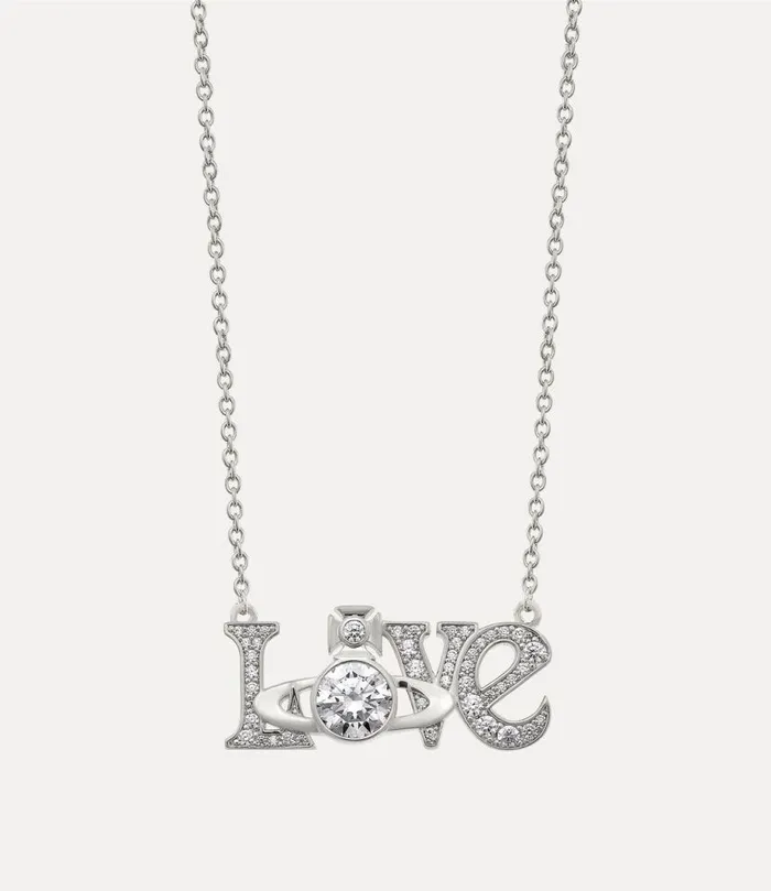 Men Man Roderico Pendant Necklace Platinumwhitecz Vivienne Westwood Classic Styles Men Man Roderico Pendant Necklace Platinumwhitecz Vivienne Westwood Classic Styles